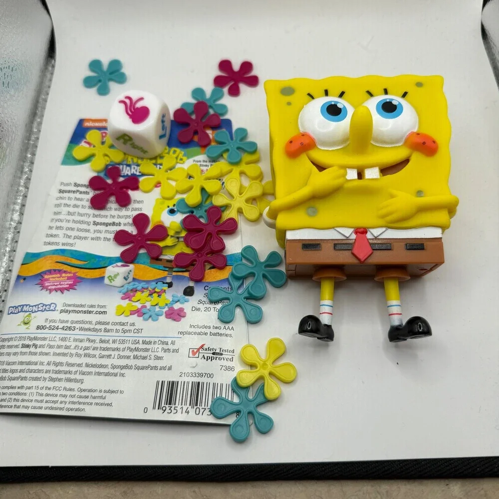 SpongeBob SquarePants Stinky Pig Electronic Game PlayMonster Nickelodeon 2018